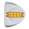 UP39508-10 LED Reflector Headlight Turn Signal Light Cover - Amber LED/Amber Lens