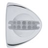 UP39509-10 LED Reflector Headlight Turn Signal Light Cover - Amber LED/Clear Lens