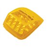 UP39527-17 LED Reflector Square Cab Light - Amber LED/Amber Lens