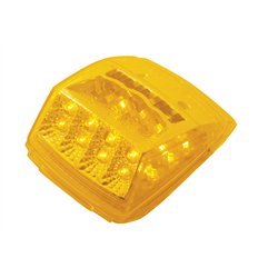 UP39527-17 LED Reflector Square Cab Light - Amber LED/Amber Lens