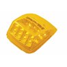UP39527-17 LED Reflector Square Cab Light - Amber LED/Amber Lens