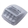 UP39528-17 LED Reflector Square Cab Light - Amber LED/Clear Lens