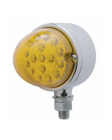 UP39547-17 LED Dual Function Reflector Single Face Light - Amber LED/Amber Lens