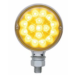 UP39547-17 LED Dual Function Reflector Single Face Light - Amber LED/Amber Lens