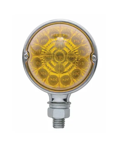 UP39547-17 LED Dual Function Reflector Single Face Light - Amber LED/Amber Lens