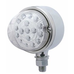 UP39549-17 LED Dual Function Reflector Single Face Light - Amber LED/Clear Lens