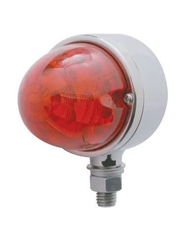 UP39556-17 LED Reflector Watermelon Single Face Light - Red LED/Red Lens