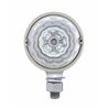 UP39557-17 LED Reflector Watermelon Single Face Light - Amber LED/Clear Lens