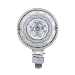 UP39558-17 LED Reflector Watermelon Single Face Light - Red LED/Clear Lens