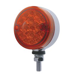 UP39568-15 LED 3" Dual Function Reflector Single Face Light - Red LED/Red Lens