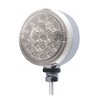 UP39569-15 LED 3" Dual Function Reflector Single Face Light - Amber LED/Clear Lens