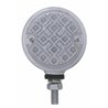 UP39574-15 LED 3" Reflector Single Face Light - Red LED/Clear Lens