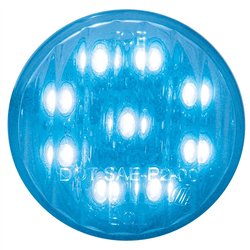 UP39583-9 LED 2" Auxiliary Light - Blue LED/Clear Lens
