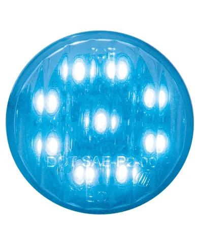 UP39583-9 LED 2" Auxiliary Light - Blue LED/Clear Lens