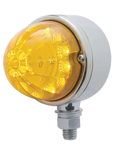 UP39588-17 LED Reflector Single Face Light - Amber LED/Amber Lens