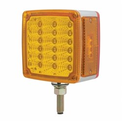 UP39680-39 LED Reflector Double Face Turn Signal Light (Driver) - Amber & Red LED/Amber & Red Lens