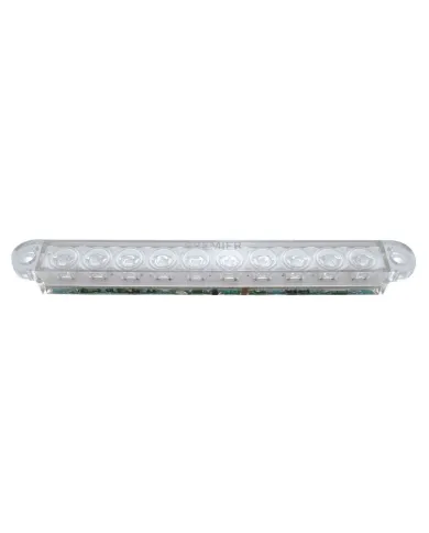 UP39686-10 LED 6-1/2" Turn Signal Light Bar - Amber LED/Clear Lens