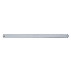 UP39699-14 LED 12" Auxiliary strip Light With Bezel - Red LED/Chrome Lens