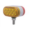UP39729-26 LED Dual Function Reflector Double Face Oval Light - Amber & Red LED/Amber & Red Lens