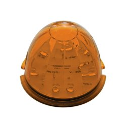 UP39731B-17 LED Dual Function Watermelon Cab Light - Amber LED/Amber Lens (Bulk)