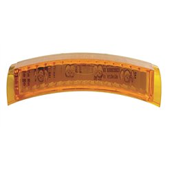 UP39749B-4 LED Dual Function Headlight Turn Signal Light - Amber LED/Amber Lens (Bulk)