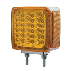 UP39777-39 LED Reflector Double Face Turn Signal Light - Amber LED/Amber Lens