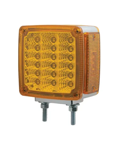UP39777-39 LED Reflector Double Face Turn Signal Light - Amber LED/Amber Lens