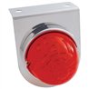 UP39787-Stainless Light Bracket With 17 LED Dual Function Watermelon Lights - Red LED/Red Lens
