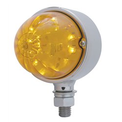 UP39800-17 LED Dual Function Watermelon Single Face Light - Amber LED/Amber Lens