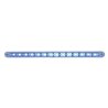 UP39804-14 LED 12" Auxiliary strip Light With Bezel - Blue LED/Clear Lens