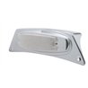 UP39869-Chrome Fender Light Bracket With 12 LED Light - Amber LED/Clear Lens