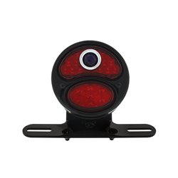 UP20345-LED "DUO LAMP" Motorcycle Rear Fender Tail Light With Blue Dot