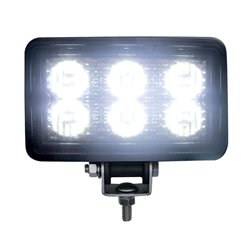 UP39901-6 High Power 3 Watt LED Rectangular Work Light (Retail)