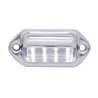 UP39930-4 White LED Chrome License Plate Light/Utility Light