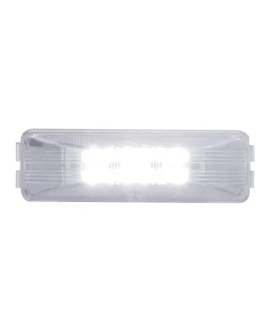 UP39931-12 LED Rectangular Auxiliary/Utility Light - White LED/Clear Lens