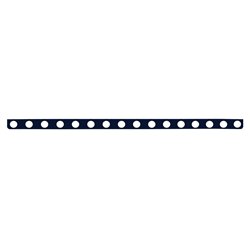UP20370-79-1/2" Stainless Light Bracket With Sixteen 2" Light Cutouts