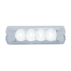 UP39938-4 LED Reflector Auxiliary/Utility Light - White LED/Clear Lens