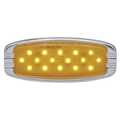 UP39939-16 LED Retro Light (Clearance/Marker) - Flush Mount - Amber LED/Amber Lens
