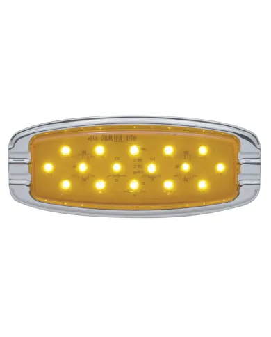 UP39939-16 LED Retro Light (Clearance/Marker) - Flush Mount - Amber LED/Amber Lens