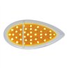 UP39943-39 LED Flush Mount "Teardrop" Turn Signal Light - Amber LED/Amber Lens