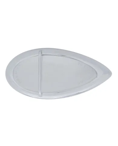 UP39947-39 LED Flush Mount "Teardrop" Turn Signal Light - Amber LED/Chrome Lens