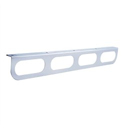 UP20397-Stainless Light Bracket With 4X Oval Light Cutouts