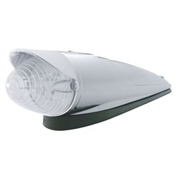 UP39957-19 LED Beehive Grakon 1000 Cab Light Kit With Visor - Amber LED/Clear Lens