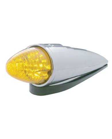 UP39964-19 LED Beehive Grakon 1000 Style Cab Light Kit - Amber LED/Amber Lens