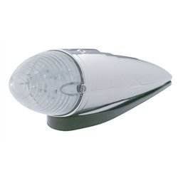 UP39965-19 LED Beehive Grakon 1000 Style Cab Light Kit - Amber LED/Clear Lens