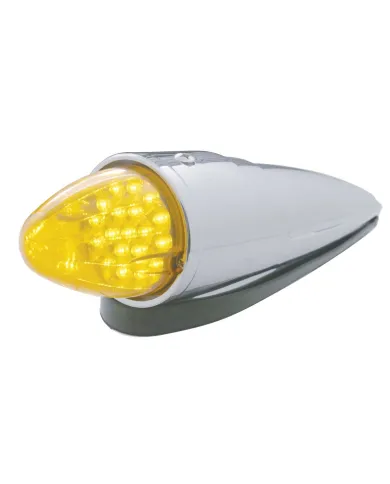 UP39966-19 LED Reflector Grakon 1000 Style Cab Light Kit - Amber LED/Amber Lens