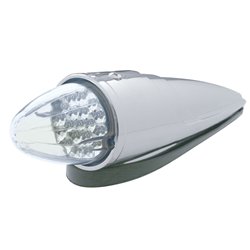 UP39967-19 LED Reflector Grakon 1000 Style Cab Light Kit - Amber LED/Clear Lens