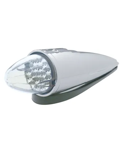 UP39967-19 LED Reflector Grakon 1000 Style Cab Light Kit - Amber LED/Clear Lens