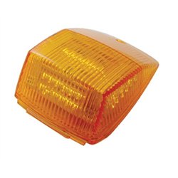 UP39971-36 LED Square Cab Light - Amber LED/Amber Lens