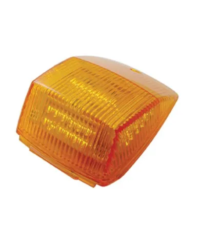 UP39971-36 LED Square Cab Light - Amber LED/Amber Lens